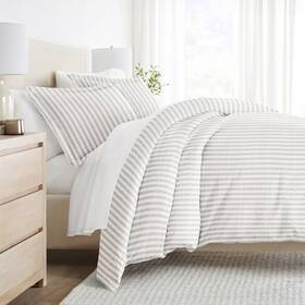 87392703 Becky Cameron Stripe Pattern Premium Ultra Soft 3pc Duvet Cover And Shams Set