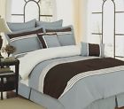 Bed-in-a-bag 8pc Wly Blue Comforter Set Size Queen 013217014197