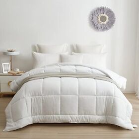 Bed Treat Down Alternative Comforter With Corner Tabs All Season Quilted