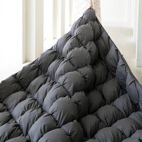Bedding 445011665610 Pinch Pleat Goose Down Feathers Comforter King Size All Season-ultra Soft And Co