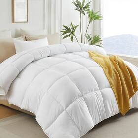8541808338 Bedding Down Alternative Queen Comforter Duvet Insert All Season With Corne