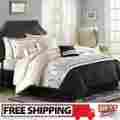 Bedding Comforter Set-0384 Better Homes And Gardens Discount Set King Size 7 Piece Bedroom Decor Black Off-white 675716457112