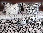 Kf204-1 Bedding Full Luxury 8 Pcs Bed---bag Set Zebra