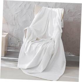 Beddinghouse 711523718555 Cozy Waffle Weave Chenille Thermal Bed Blanket King 104 Inch X 92 Party