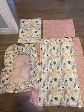 Nwtdblsm122 Beddys Flower Blossoms Girls Durable Zipper Bedding For Toddler Bed
