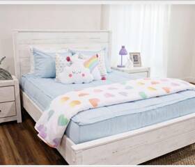 Nwtdtafl332 Beddys Blue Minkys Durable Zipper Bedding For Kids