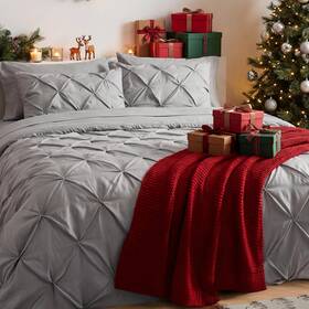 Bedshe 841745117642 Bedsure Queen Comforter Set Grey - Bed In A Bag Size Bedding 7 Pieces Gen