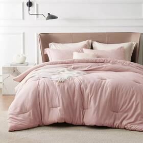 Bedsure 841745176557 Queen Comforter Set - Pink Size Soft Bedding For All