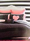 Betsey Johnson Nip 125 Twin 2pc Comforter Set Reversible Punk Princess Pink 883893305663