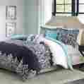 Bh15-001-799-66 Better Homes And Gardens Black Comforter Bedding Set 5 Piece King Decorative Pillow Shams Aqua Damask 755339364711 Bh15-001-799-66 Better Homes And Gardens Black Comforter Bedding Set 5 Piece King Decorative Pillow Shams Aqua Damask 755339364711