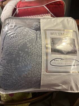 Biltmore 790618092671 King Comforter Nwt And 2 Shams . Retail 360 Stgcont