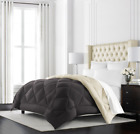 Bll-dmdrvsdwncmf-brwn-crm-k-ck Beckham Luxury Linens Oversized Fluffy And Soft Bedding 080119081510