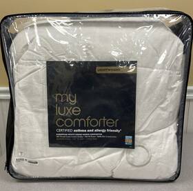 Bloomingdales 750105146904 My Luxe Comforter European White Goose Down Queen Nip