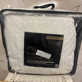 Bloc0410wk Bloomingdales My Luxe Comforter Medium Weight Down 700 Fill Power King New