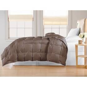 3-star Blue Ridge 025069 233 Thread Count Down Fiber Comforter Brown Twin