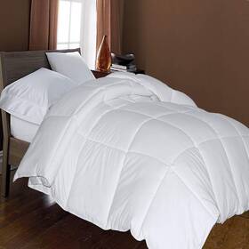 131551 Blue Ridge Home Fashions Microfiber Light Weight Solid Duvet Twin White