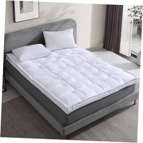 Ms701313 Blue Ridge Home Fashions 3 Inch White Down Feather Mattress Topper - Size Fluffy Queen