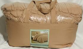 1796188 Blush Bhf Laurel 3-piece Puff Comforter Set /blush Pink - King