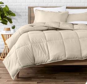 Bore Home 840105741398 Comforter Set - Size Ultra-soft Goose Down Oversized King 12 Sand