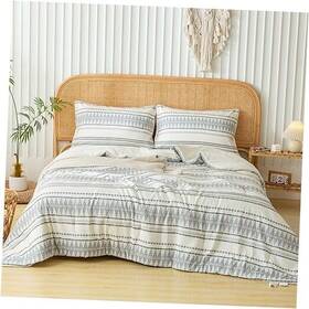 Bz001-boho Boyee Co Ltd. Western Comforter Set Queen Beige Ultra Soft Lightweight Full/queen Bohemian