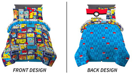 6a3178 Boys Pokemon Comforter Sheet Set Sham 5 Piece Twin Bedding New Super Soft