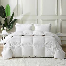 Bpc 824006885313 King Size Feather Comforter Filled With And Down Fiber 106x90 Inche