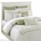 Brisbane Harbor House 4-pc King Comforter Set White Sage Green Sea Leaf Beach 675716251505