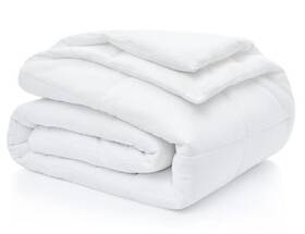 32612 Britannica Home Fashions Inc. Duvet Insert Comforter Cooling Lightweight Quilted White Comforters All Queen