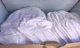 Brooklinen 840302746578 All-season Down Alternative Comfort White Twin/twin Xl