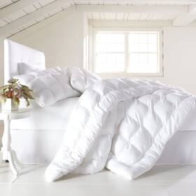 Brylanehome 196391770476 200 Thread Count Cotton Comforter - King White