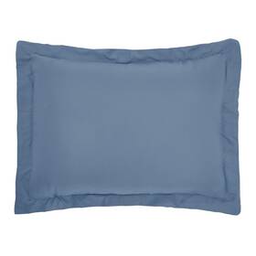 Brylanehome 196392013688 Bh Studio Reversible Pillow Sham - Standard Blue Smoke Dark Gray