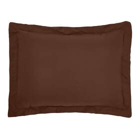 Brylanehome 196392094670 Bh Studio Reversible Pillow Sham - King Chocolate Latte