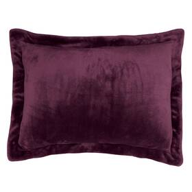 Brylanehome 196438264203 Bh Studio Microfleece Sham - King Eggplant