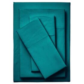 Brylanehome 196438265682 Bh Studio 4 Piece Microfleece Sheet Set - King Peacock