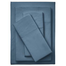 Brylanehome 196438267204 Bh Studio 4 Piece Microfleece Sheet Set - Queen Carolina Blue