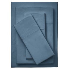 Brylanehome 196438268201 Bh Studio 4 Piece Microfleece Sheet Set - Twin Carolina Blue