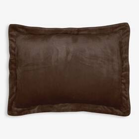 Brylanehome 196438268324 Bh Studio Microfleece Sham - Standard Chocolate