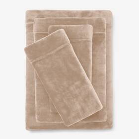 Brylanehome 196438268584 Bh Studio 4 Piece Microfleece Sheet Set - King Taupe