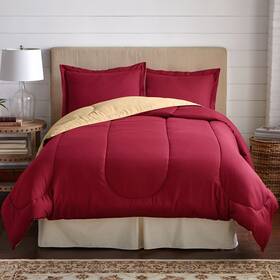 Brylanehome 196438668032 Bh Studio Reversible Comforter - King Garnet Taupe