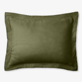 Brylanehome 196438668063 Bh Studio Reversible Pillow Sham - King Green Chocolate