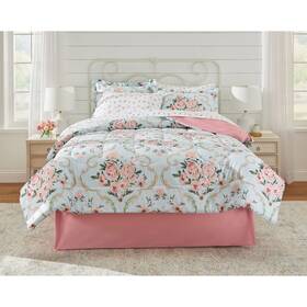 Brylanehome 197380281263 Wentworth Bed-in-a-bag Comforter Set - King Floral Multi