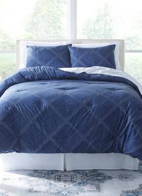 Brylanehome 198752630627 Denim Comforter 3 Piece Set - Twin