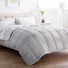 Bs90qqcgmico Brookside Striped Reversible Coastal Gray Queen Chambray Comforter 0848971057230