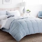 Bs90ttcsmico Brookside Striped Chambray Comforter 848971057162