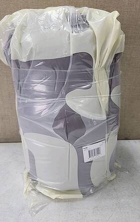 Buffy 810159780018 New Breeze Grey Comforter - Queen