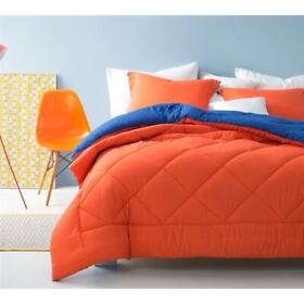Byb Orange Blue Reversible Comforter Shams Not Included Twin Xl