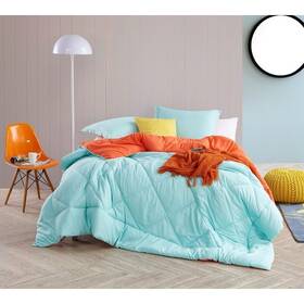 Byourbed 843249158701 Byb Yucca/orange Reversible Comforter - Oversized Bedding Orange Twin Xl