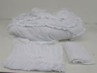 C07846p13 Set Queen 4-piece Comforter White Lush Decor Belle