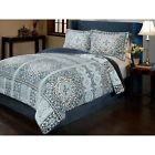 C1407020 Velvet Plush Azura Comforter Set Full Queen King Blanket