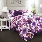 C33913p15-000 Lush Decor New Leah Comforter Piece Set Purple 848742033913